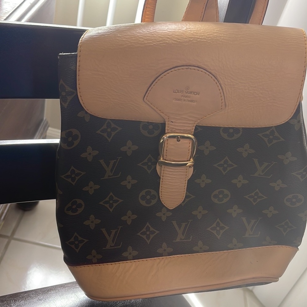 Brown backpack